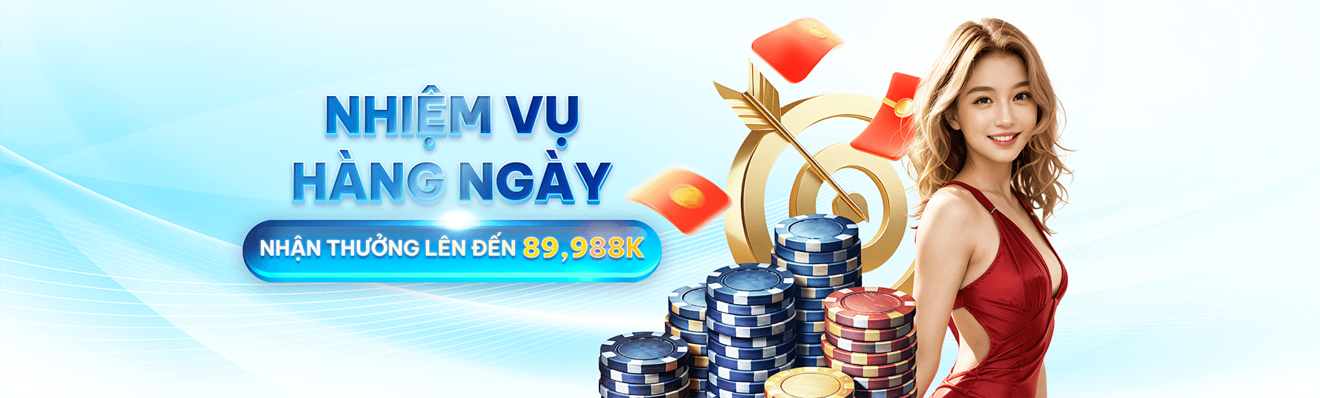 Nhiệm vụ OKWIN hàng ngày nhận thưởng 89,988K