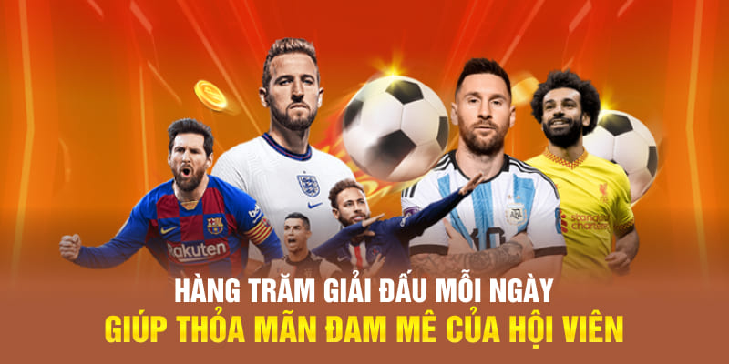 Hàng trăm giải đấu mỗi ngày giúp thỏa mãn đam mê của hội viên