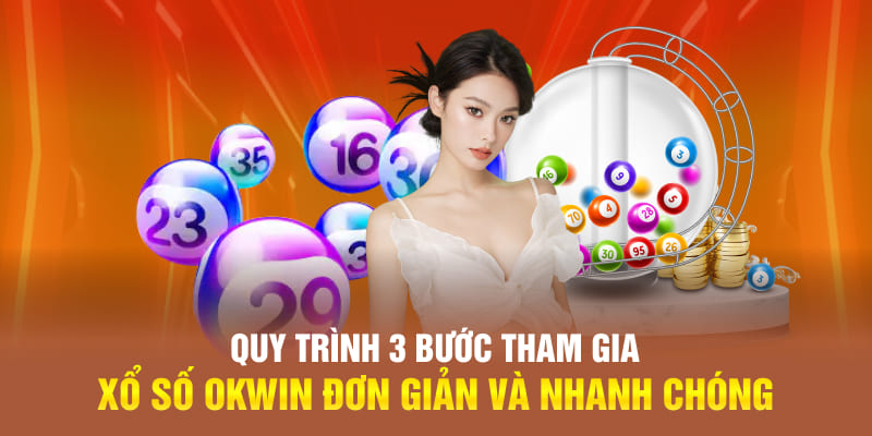 Quy trình 3 bước tham gia xổ số OKWIN đơn giản và nhanh chóng