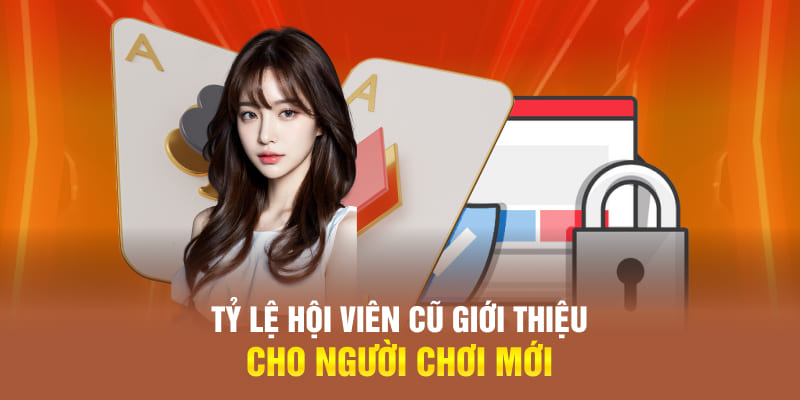 Tỷ lệ hội viên cũ giới thiệu cho người chơi mới